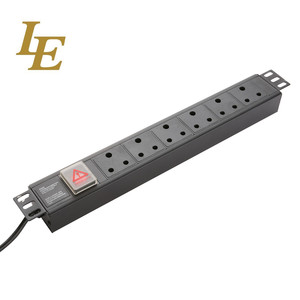 PDU Tipo Sudáfrica de 1.5U y 19 Pulgadas, de 4 a 8 Vías, con Diferentes Funciones de Control y Protección Opcionales - Product Image 4