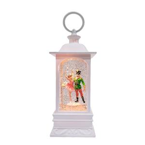 Lanterne de Noël MELODY Scène de <span class=keywords><strong>ballet</strong></span> <span class=keywords><strong>Casse</strong></span>-<span class=keywords><strong>Noisette</strong></span> avec paillettes tournoyantes, LED et boule à neige rotative - Product Image 2