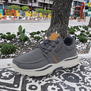 Zapatillas de Lona Modernas para Hombre, con Logotipo Personalizado, Talla 48, Zapatos Deportivos Casuales para Caminar al Aire Libre, Primavera/Verano, con Cordones, que Aumentan la Altura - Product Image 3