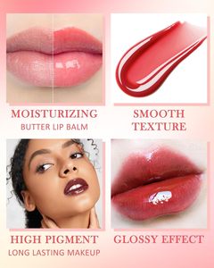 Envase de Brillo Labial Vegano Orgánico de Lujo con Protección Solar y Péptidos - Product Image 3