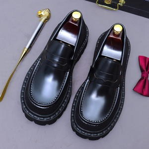 ASTON M.JAZZ Leather <b>Boots</b> Thick Soles Lightweight Design Embroidered <b>Slip</b>-<b>On</b> Style Anti-<b>Slip</b> Trendy Korean Fashion Versatile - Product Image 6