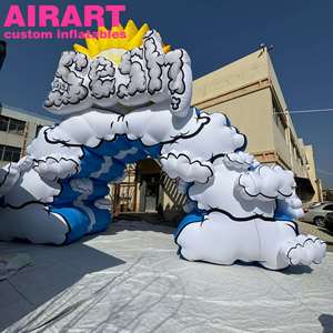 Arco Inflable con Diseño de Nube, Arco de Bienvenida Inflable para Fiestas y Eventos, Entrada Inflable - Product Image 6