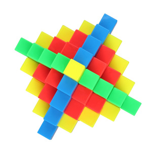 Puzzle Kongming Lock 6 pièces, jouet de développement cognitif pour enfants de 4 à 6 ans, blocs de construction éducatifs pour stimuler l'esprit - Product Image 3