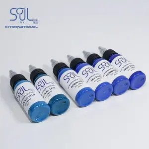 Microblading Pigments REACH Compliance 0,5 oz/15ml 25 colores PMU Pigmento para tinta de tatuaje corporal