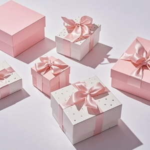 <span class=keywords><strong>Cajas</strong></span> de Regalo Rosas con Logotipo Personalizado, Acabado Mate o Brillante, Cartón de Lujo con Cinta, Tapa Extraíble, Caja de Embalaje Rígida de Papel - Product Image 2
