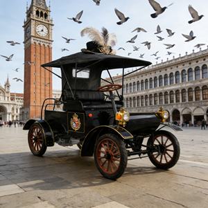 <span class=keywords><strong>Voiture</strong></span> électrique classique de style vintage 1903, sans chevaux, design antique, 4 roues, moteur 48V/5KW, 30 km/h, pour quartier <span class=keywords><strong>historique</strong></span> - Product Image 4