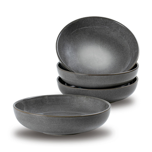 <span class=keywords><strong>UNICASA</strong></span>-Juego de cena de cerámica reactiva clásica, cuenco redondo de porcelana para ensalada, Ramen, taza de café - Product Image 5