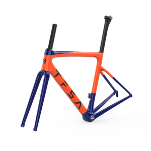 2025 TFSA JH-06 <span class=keywords><strong>cadre</strong></span> de vélo de <span class=keywords><strong>route</strong></span> en Fiber de carbone 52mm câblage interne <span class=keywords><strong>cadre</strong></span> de frein de jante 28c ensemble de <span class=keywords><strong>cadre</strong></span> de vélo pour le cyclisme - Product Image 5