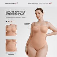 Waistdear En stock Expédition rapide Body sculptant pour femme, effet ventre plat, sans bretelles, style bandeau et string