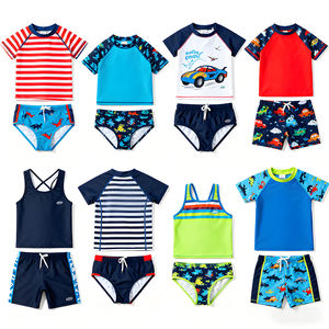 OEKO TEXカスタムベビー2ピース女子水着スパンデックスポリエステル通気性ソフト環境にやさしいプール水着 - Product Image 2