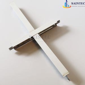 Perfil de metal galvanizado ignífugo Instalación elegante y segura de azulejos de techo cuadrados Materia Prima para riel de azulejos de techo - Product Image 2