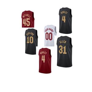 2024-25 yeni Cleveland yüksek kalite basketbol forması dikişli Logo işlemeli Jersey özel Jersey Logo ile - Product Image 1