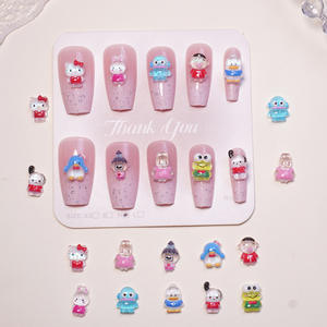 Adornos <span class=keywords><strong>de</strong></span> Uñas 3D <span class=keywords><strong>de</strong></span> Resina con Diseño <span class=keywords><strong>de</strong></span> Gato <span class=keywords><strong>de</strong></span> Dibujos Animados Japoneses, Mini Accesorios Decorativos para Uñas - Product Image 6