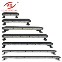 4 Seiten roter Notfall-LED-Feuerwehr mann Warn blitz Autodach lichter 6 LEDs pro Abschnitt