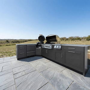 Nuevo Producto: Mueble de Cocina para <span class=keywords><strong>Exterior</strong></span> de Acero Inoxidable 304, Personalizado, Resistente al Fuego, en Colores Atractivos - Product Image 1