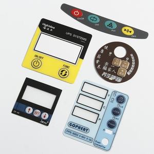 Frosted PVC Panel Customized PET Sign Printing PC <b>Transparent</b> Self-adhesive Button Control Surface <b>Sticker</b> - Product Image 5