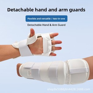 Protectores de Muñeca y Codo XLAN, Equipo de Protección Transpirable Hecho de Tela Resistente, Apto para Taekwondo y <span class=keywords><strong>Karate</strong></span> - Product Image 5