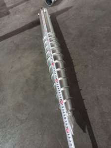 89mm 직경 1000mm 길이 아연 도금 강철 접지 나사 파일 앵커 - Product Image 3