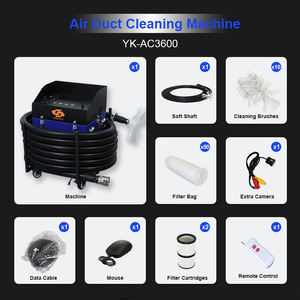 YorkTech Commerciële Luchtkanaalreinigingsmachine Hoge Prestatie Vacuüm AC Kanaalreinigingsmachine voor Aannemers - Product Image 6