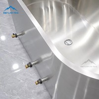 Produsen Bak Mandi Es Stainless Steel, Pemasok Bak Celup Dingin Kustom untuk Komersial OEM