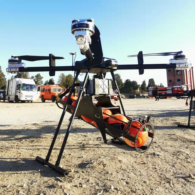 Heavy-lift Transport Firefighting Inspection Drone Beginner-Friendly App-Controlled 150m Image Transmission 10-20min Flight Time