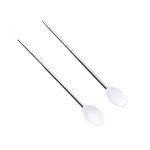 Wholesale Online Hot Sale New Product Custom Stainless Steel Hollow Tube Wine Spoon Swizzle Sticks Mixing Spoons <b>Bar</b> <b>Tools</b> - Product Image 3