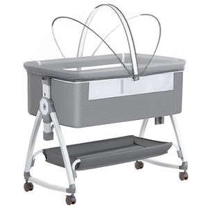 <span class=keywords><strong>Cuna</strong></span> de Bebé de Aleación de Aluminio, Portátil, Multifuncional, de Gran Tamaño, Plegable y Desmontable, para Recién Nacidos, para Dormitorio, Exterior y <span class=keywords><strong>Hospital</strong></span> - Product Image 1