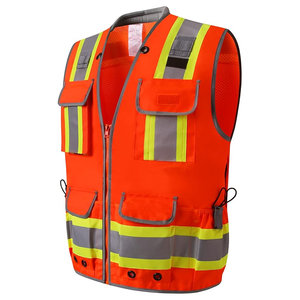 <span class=keywords><strong>Hi</strong></span> <span class=keywords><strong>VIS</strong></span> Class 2 vest nhiều túi khả năng <span class=keywords><strong>hi</strong></span>ển thị cao phản quang quần áo an toàn cho nam giới phụ nữ ANSI tiêu chuẩn làm việc xây dựng - Product Image 1
