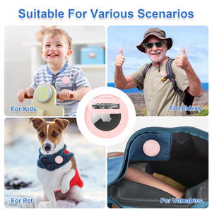 Nouveauté : lot de <span class=keywords><strong>4</strong></span> étuis lumineux en silicone avec épingle de sécurité, anti-perte pour enfants, animaux de compagnie, bagages, objets personnels pour <span class=keywords><strong>Airtag</strong></span> - Product Image 4
