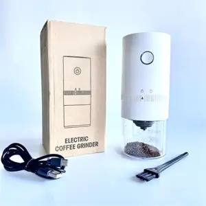Recién llegado, molinillo de café comercial automático, mini molinillo de café eléctrico recargable por USB