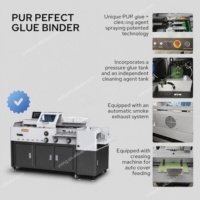 Machine à relier les livres Uving PUR avec couvercle et alimentation automatique – Relieuse parfaite pour papier couché