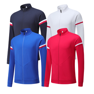 Juego de ropa deportiva de 2 piezas de alta calidad con cremallera completa y orificio para el pulgar perfecto para entrenamiento de gimnasio y uso diario de fitness - Product Image 3