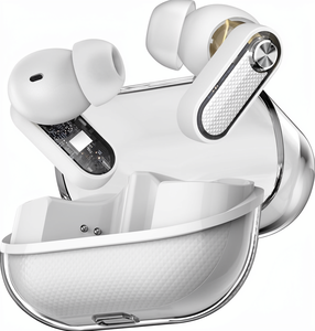 Écouteurs sans fil hybrides <span class=keywords><strong>TOZO</strong></span> Crystal Pods ANC avec haut-parleurs de 10 mm, basses profondes, 4 micros, appels intelligents ENC AI, traduction en temps réel, égaliseur 32 bandes - Product Image 1