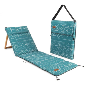Silla de acampada de espuma de madera plegable para exteriores, colchoneta de playa Plegable, portátil, <span class=keywords><strong>con</strong></span> <span class=keywords><strong>respaldo</strong></span> - Product Image 1