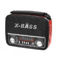 Lecteur de musique portable Waxiba Xb-471 X-Bass Hifi avec fréquence USB TF, lampe torche LED, radio AM FM SW 3 bandes