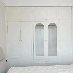 Meubles de chambre à coucher modernes et durables Combinaison en bois Armoire Organisateur de garde-robe pour vêtements Placard élégant - Product Image 3