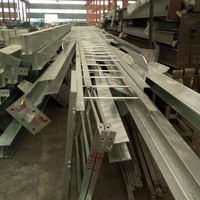 Tanque de agua de acero galvanizado, estructura de acero alta de 9m
