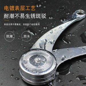 Support de lame en forme de S en alliage de zinc pour porte de placard ou de garde-robe, avec arrêt libre, de la marque Suzhou Science Popularization - Product Image 2