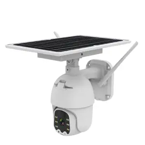 सौर संचालित स्मार्ट वाईफ़ाई घर सुरक्षा कैमरा प्रणाली वायरलेस पीर गति का पता लगाने के साथ रात दृष्टि IP65 निविड़ अंधकार
