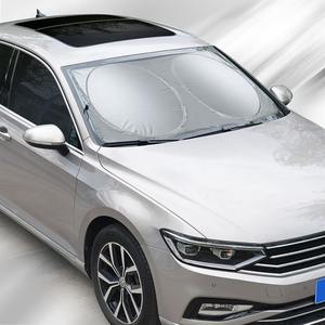 ผ้าชุบเงินที่บังแดดหน้ากันแสงยูวีป้องกันพับได้ปรับแต่งโลโก้ได้ของขวัญส่งเสริมการขายธุรกิจ - Product Image 2