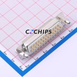 X0225FC2W5 D-Sub/VGA Connector Through hole Component (THT) Connector Standard D-Sub Female 25P Through Hole - Product Image 2