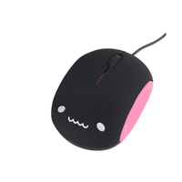 Desain baru kabel Pico 3 tombol 1600 DPI lucu kantor dapat diperpanjang Mouse lipat bisu
