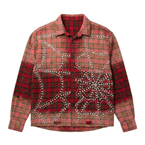 <span class=keywords><strong>Camicia</strong></span> da <span class=keywords><strong>Uomo</strong></span> TOPSHOW Oversize Plus Size, Stile Vintage Effetto Consumato, Lavaggio Acido, <span class=keywords><strong>a</strong></span> <span class=keywords><strong>Quadri</strong></span>, con Bottoni, in Cotone, con Strass, Maniche Lunghe in Flanella - Product Image 2