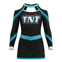 Uniformes de Animadoras All-Star para Mujer, Diseño Gratuito al por Mayor, Spandex/Poliéster para Partidos de Rugby