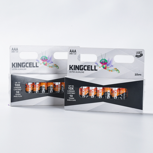Top Quality KINGCELL AAA Batteries Triple a Battery with Long-Lasting Power Alkaline AAA Battery for Sale