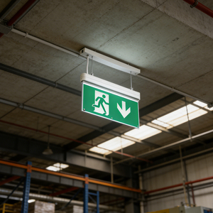 ฟิล์มแสดงสถานะแบบเปลี่ยนได้ ไฟฉุกเฉิน LED สำหรับทางออกฉุกเฉิน พลาสติกบางเฉียบ สีขาว+เขียว 15 SMD LEDs Li-FePO4 1000mAh สำหรับกรณีฉุกเฉิน - Product Image 2