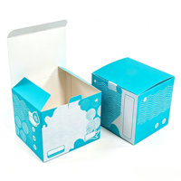 Boîtes en carton couleur premium avec finition brillante pour cadeaux de savons faits main et emballages d'échantillons cosmétiques