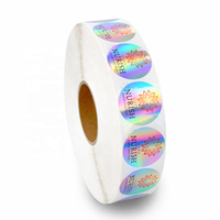 Impression d'autocollants personnalisés avec logo, autocollants holographiques laser arc-en-ciel, rouleaux d'autocollants ronds pour gobelets à café, autocollants auto-adhésifs, autocollants holographiques