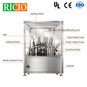 Dispositivo de Posicionamento Rotativo Vertical Contínuo Totalmente Automático Digital Autoadesivo Tipo Disco Estrela para Tubos de Vidro/Metal com Rosca de Agulha - Product Image 6