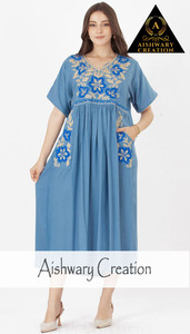 2024 verano nuevo diseño elegante Midi túnicas vestido 100% algodón puro Casual estilo Maillard - Product Image 4
